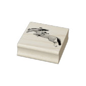 Show springen paard rubberen stempel (Stempel)