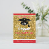 Show stopper Class Reunion invitation post card (Debout devant)