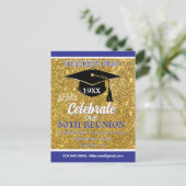 Show stopper Class Reunion invitation post card (Debout devant)