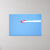 Show-stuntvliegtuig Canvas Afdruk (Voorkant)