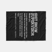 Show Supervisor A Problem Solving Expert Who Fixes Fleece Deken (Voorkant (Horizontaal))