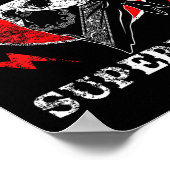 Show Supervisor Cool Boy Skull Sarcastic Work Humo Poster (Hoek)