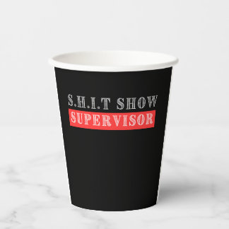 Show Supervisor Papieren Bekers