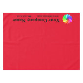 Show Tablecloth Aangepast Logo Rood Tafelkleed (Voorkant (Horizontaal))