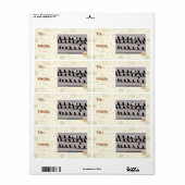 Show uit! etiket (Full Sheet)