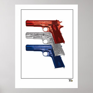 Show Uw kleuren: Colt. 1911 Poster