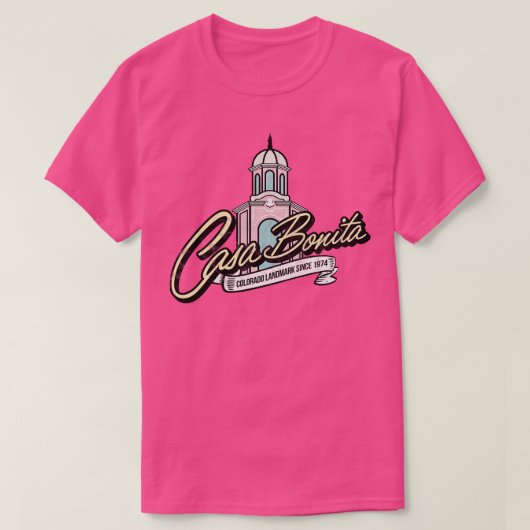 Show uw liefde voor de tijdloze Casa Bonita T-shirt (Design voorkant)