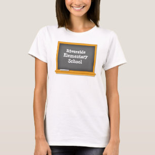Show uw schoolpride krijtbord t-shirt