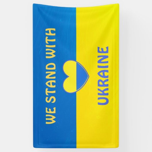 Show uw steun aan Oekraïne met dit Spandoek (Verticaal)