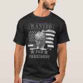 show uw steun met het 'Gezochte' Trump-T-shirt! T-shirt (Voorkant)