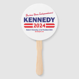 Show uw steun voor Kennedy voor President Handwaaier