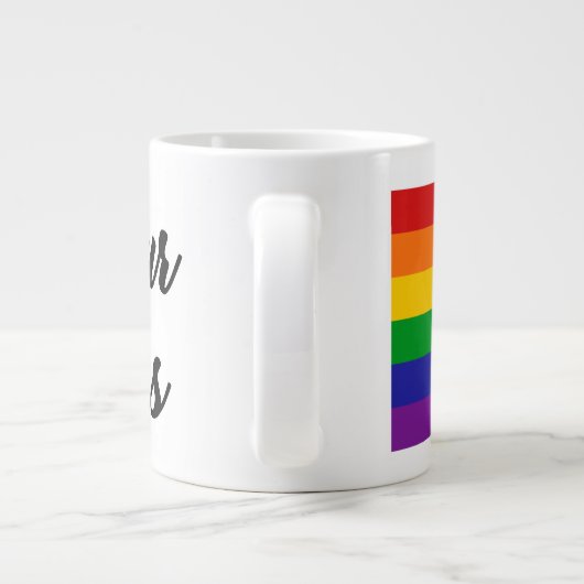 Show uw ware kleuren extra grote beker (Achterkant)