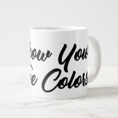 Show uw ware kleuren extra grote beker (Voorkant rechts)