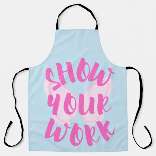 Show Uw werk Schort (Voorkant)