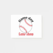 Show van honkbalspel post-it® notes (Voorkant)