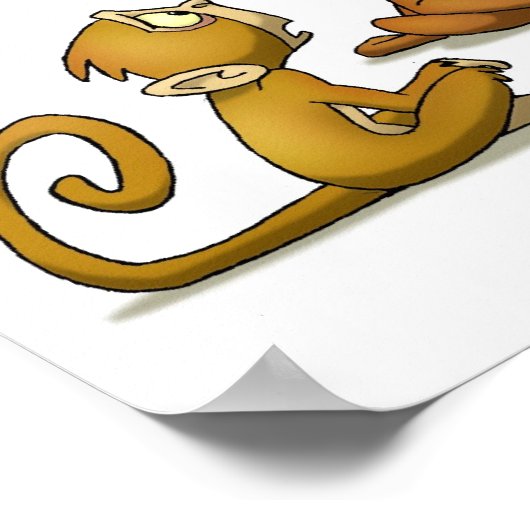 Show van Monkey Puppet Poster (Hoek)