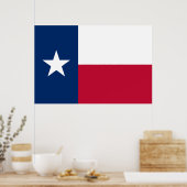 Show van uw kleuren - Texas Poster (Keuken)