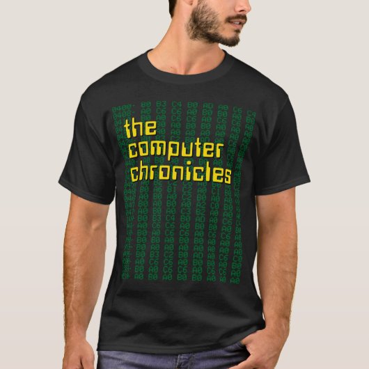 Show voor computerchronicles t-shirt (Voorkant)