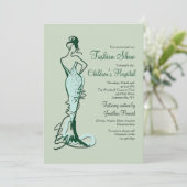 Show voor couture Mode Kaart (Staand voorkant)