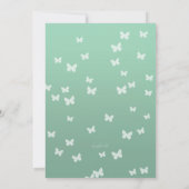 Show voor couture Mode Kaart (Achterkant)