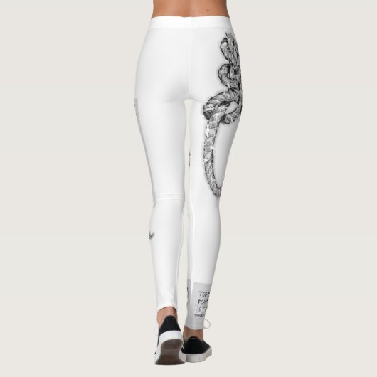 Show voor Ur Ehlers-Danlos Bod & Creëer Awareness Leggings (Achterkant)