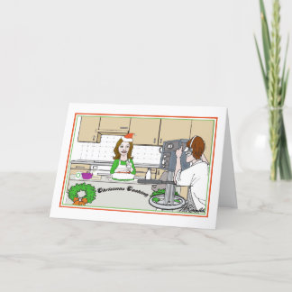 Show voor vakantiekoking feestdagen kaart