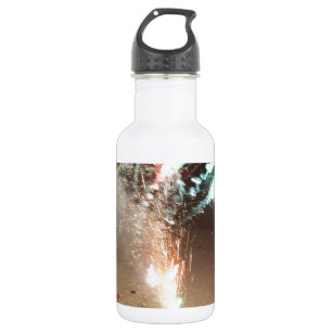 Show voor vuurwerk waterfles 