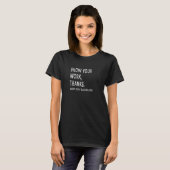 Show your work  thanks every math teacher ever vin t-shirt (Voorkant volledig)