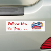 Showboot Drive in Bumpersticker (Op auto)