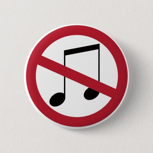 Showbrood Raw Rock doodt Symbol Ronde Button 5,7 Cm (Voorkant)