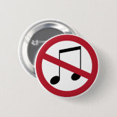 Showbrood Raw Rock doodt Symbol Ronde Button 5,7 Cm (Voorkant /achterkant)