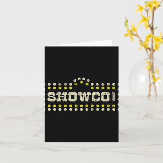 Showco Sound 1970 T Shirt Kaart (Gele Bloem)
