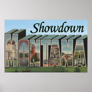 Showdown, Montana Poster