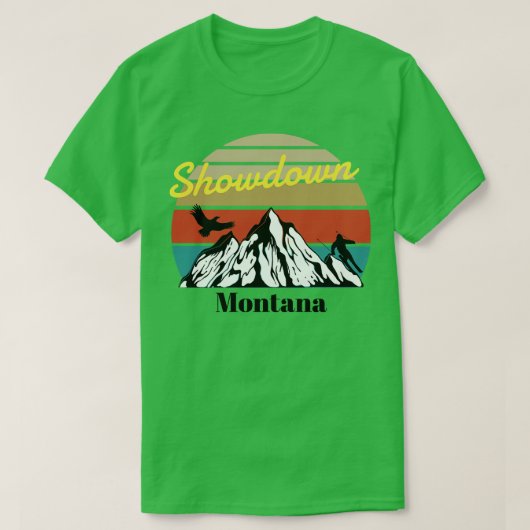 Showdown ski Montana 1 T-shirt (Design voorkant)