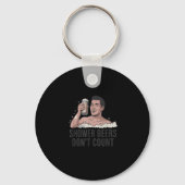 Shower Beers Don’t Count Funny Beer Lover Retro Sleutelhanger (Voorkant)