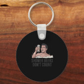 Shower Beers Don’t Count Funny Beer Lover Retro Sleutelhanger (Voorkant)