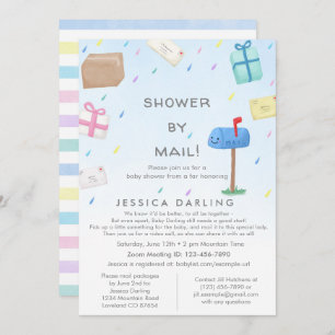 Shower by Mail Cute Baby shower Invitation Kaart