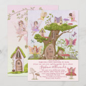 Shower by Mail Fairy Waterverf Illustrations Kaart (Voorkant / Achterkant)