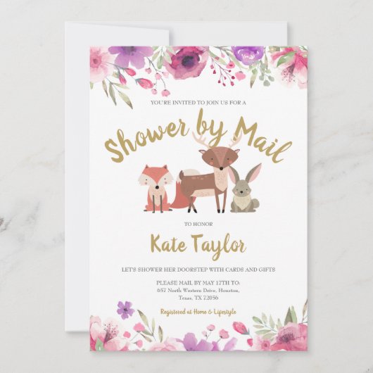 Shower by Mail Long Distance Sprinkle Kaart (Voorkant)