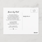 Shower by Mail Rustic Baby's Breath String Lights Briefkaart (Achterkant)