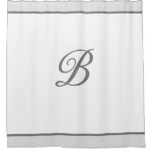 Shower Curtain-aangepast Initiaal Douchegordijn (Voorkant)