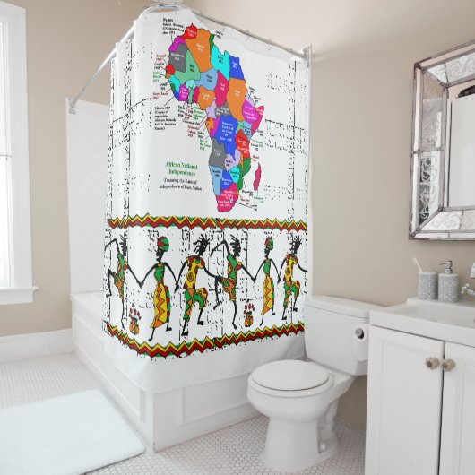 Shower Curtain African Douchegordijn (In situ)