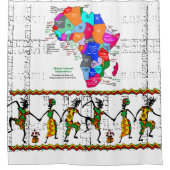 Shower Curtain African Douchegordijn (Voorkant)