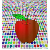 Shower Curtain Apple Douchegordijn (Voorkant)