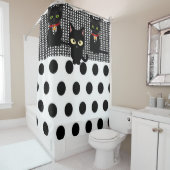 Shower Curtain Cat Douchegordijn (In situ)