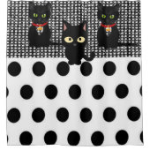 Shower Curtain Cat Douchegordijn (Voorkant)