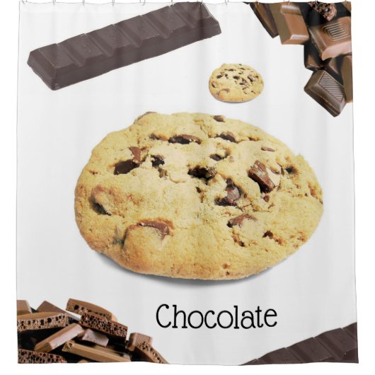 Shower Curtain Chocolate Chip Douchegordijn (Voorkant)
