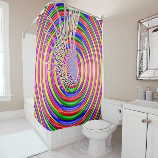 Shower Curtain Circular Douchegordijn (In situ)