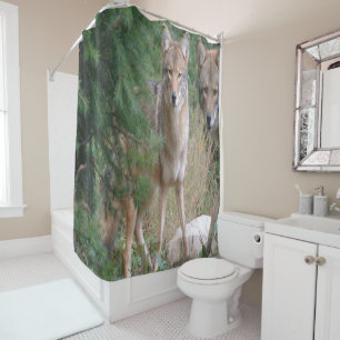 Shower Curtain Coyote Douchegordijn