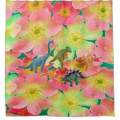 Shower Curtain Dinosaur Douchegordijn (Voorkant)